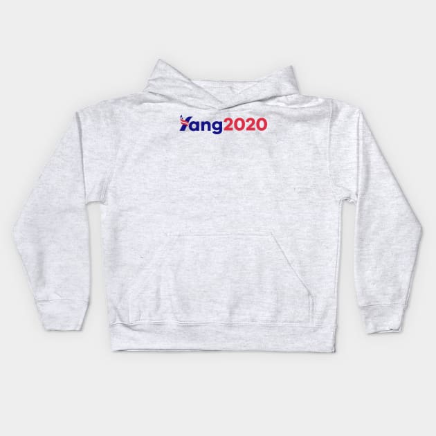 Andrew Yang: 2020 Presidential Campaign Kids Hoodie by topower